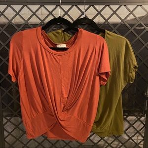 Crop tee’s